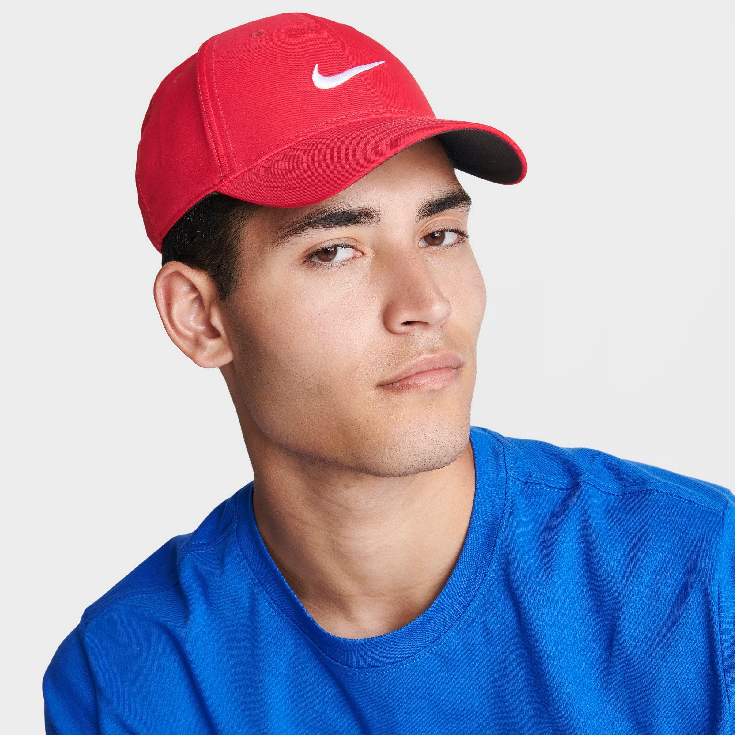 Nike Golf Legacy91 Tech Adjustable Back Hat In University Red/white