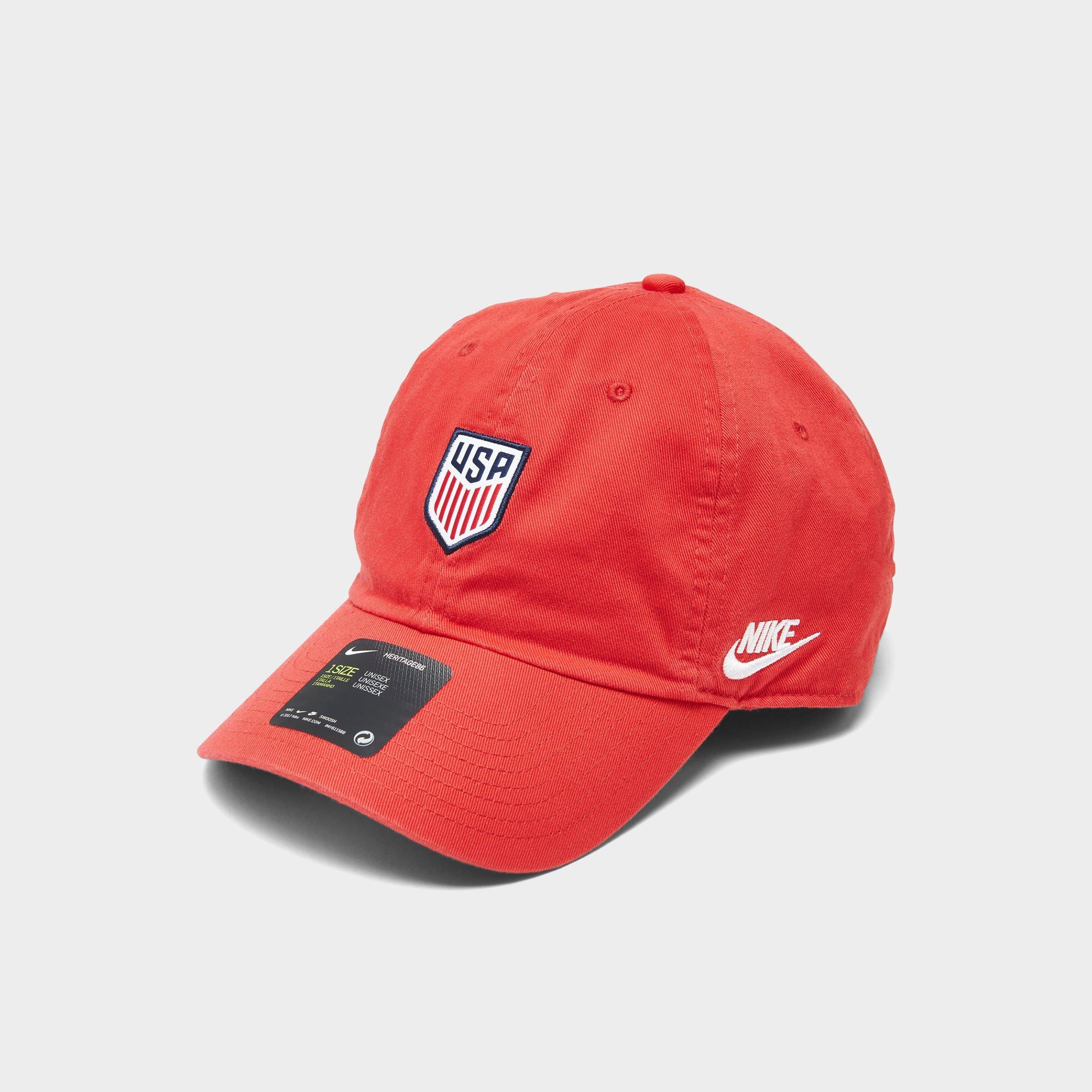 Nike U. S. Heritage86 Strapback Hat in Speed Red/White