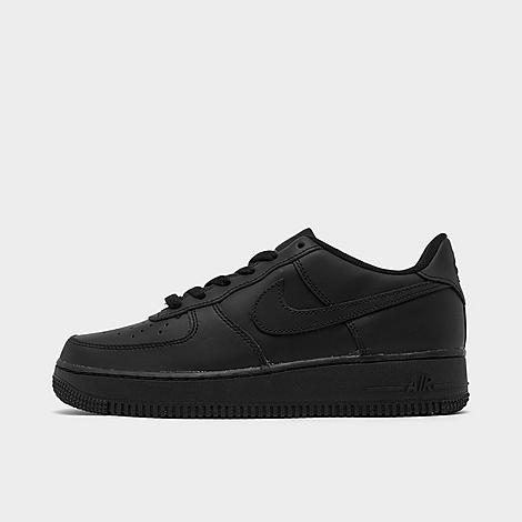Nike Kids Black Air Force 1 Le Big Kids Sneakers In Black/black