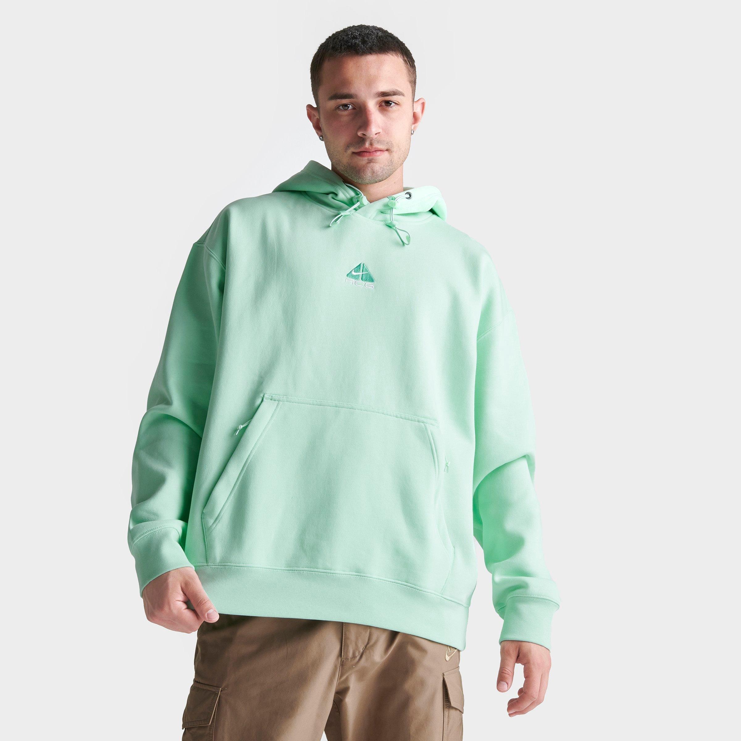 Nike Unisex  Acg Therma-fit Fleece Pullover Hoodie In Mint Foam/summit White