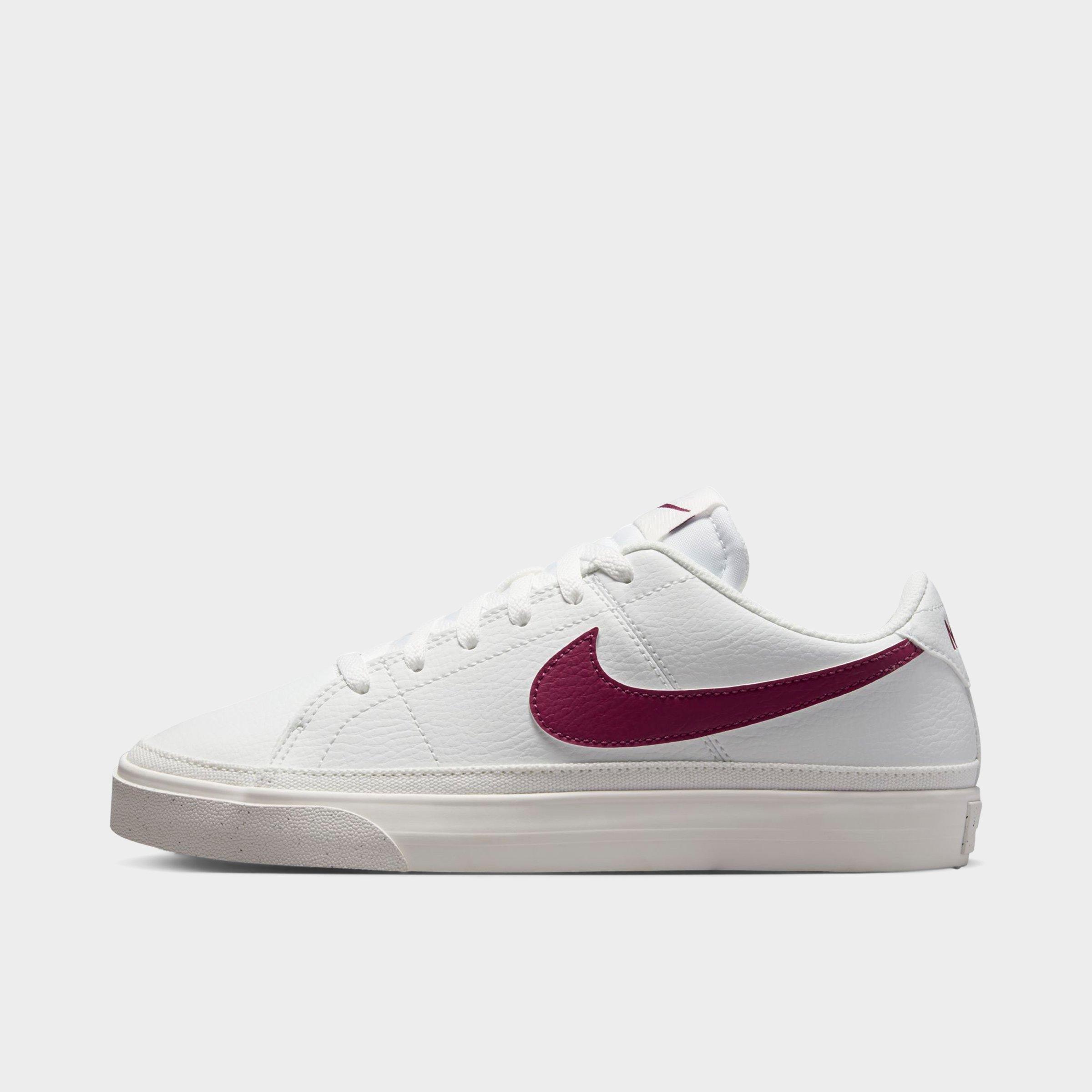 Shop Nike Women's Court Legacy Next Nature Casual Shoes In Summit White/rosewood/sail/pearl Pink/black