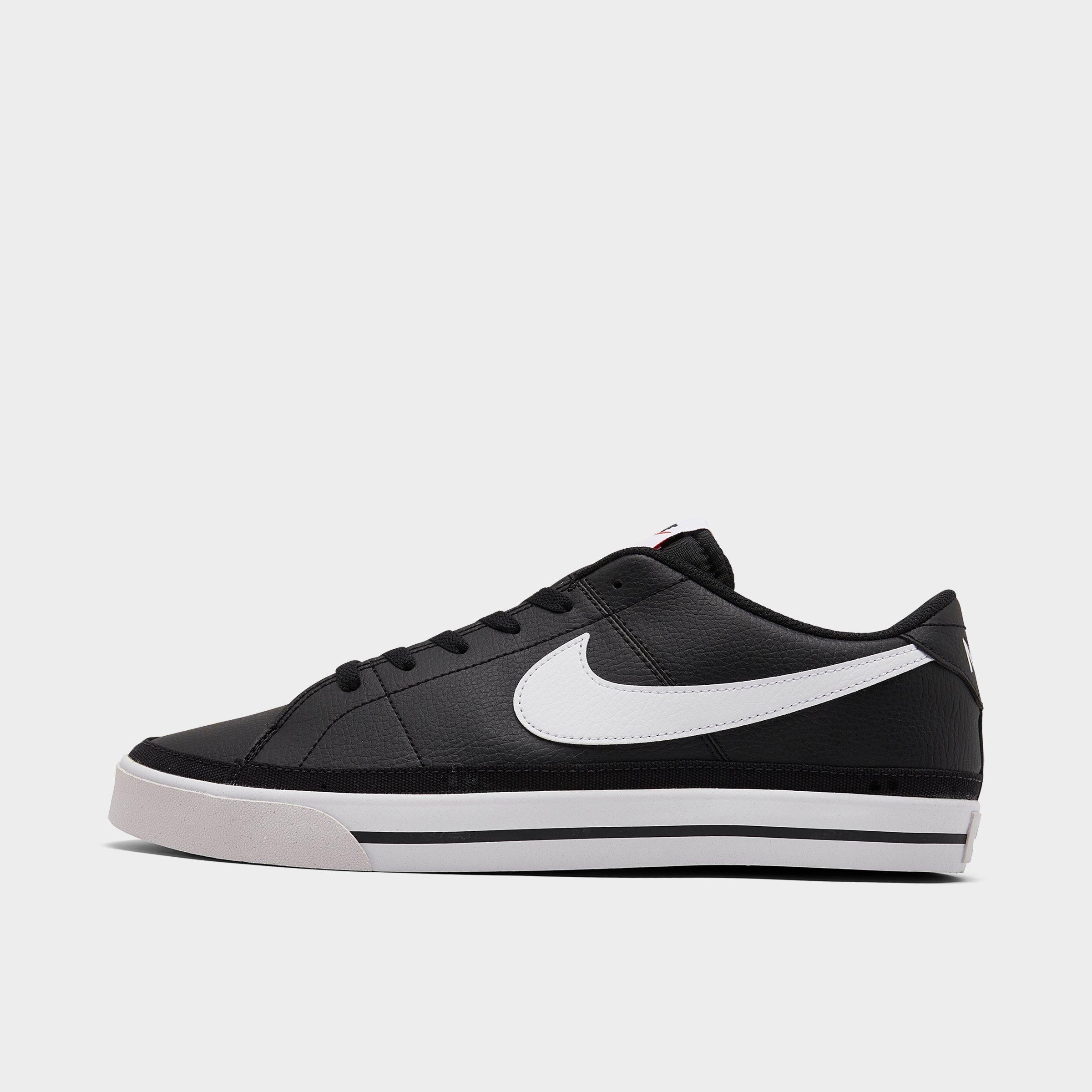 Nike Men's Court Legacy Next Nature Casual Shoes In Black/white