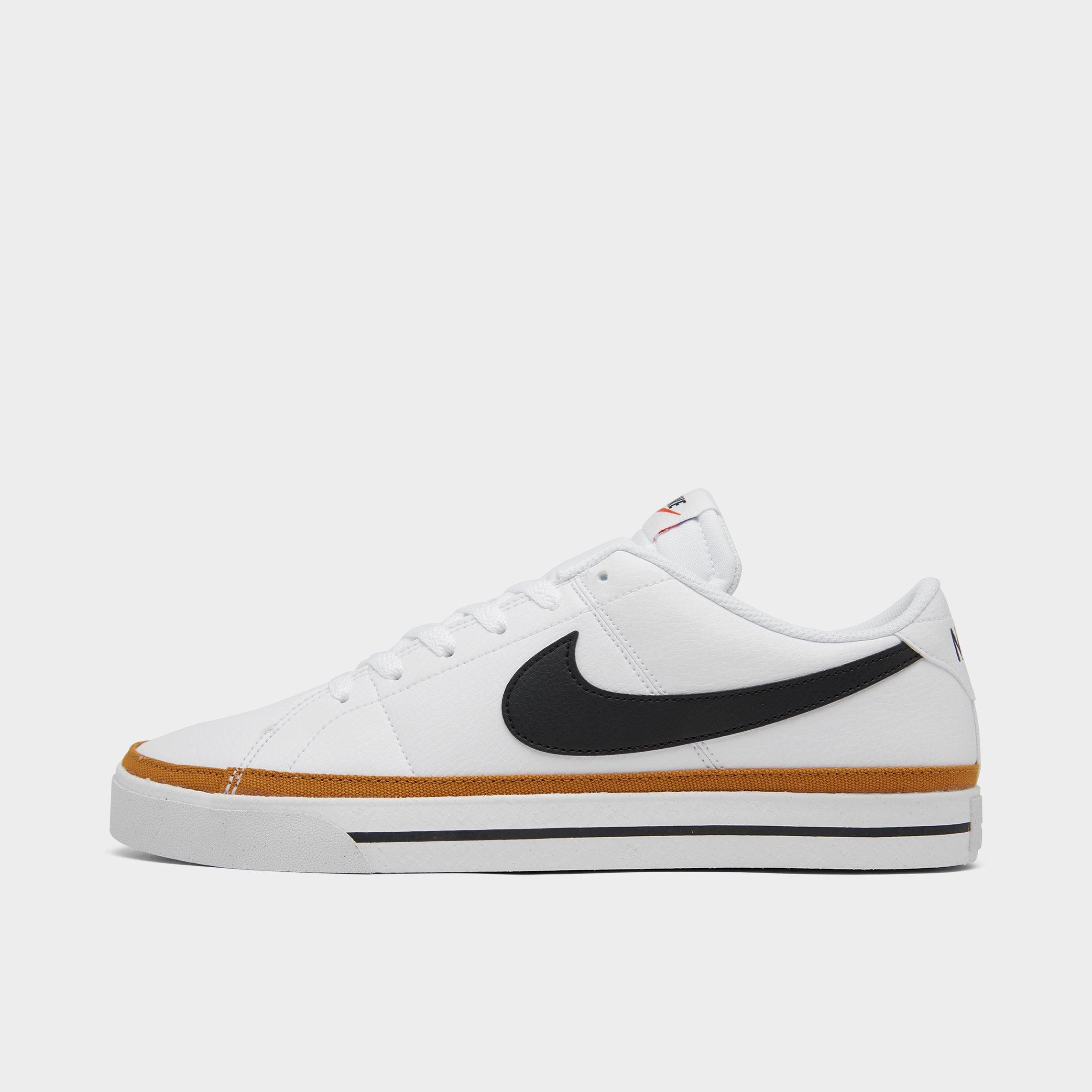 Nike Men's Court Legacy Next Nature Casual Shoes in White/White Size 9.5 Leather/Canvas