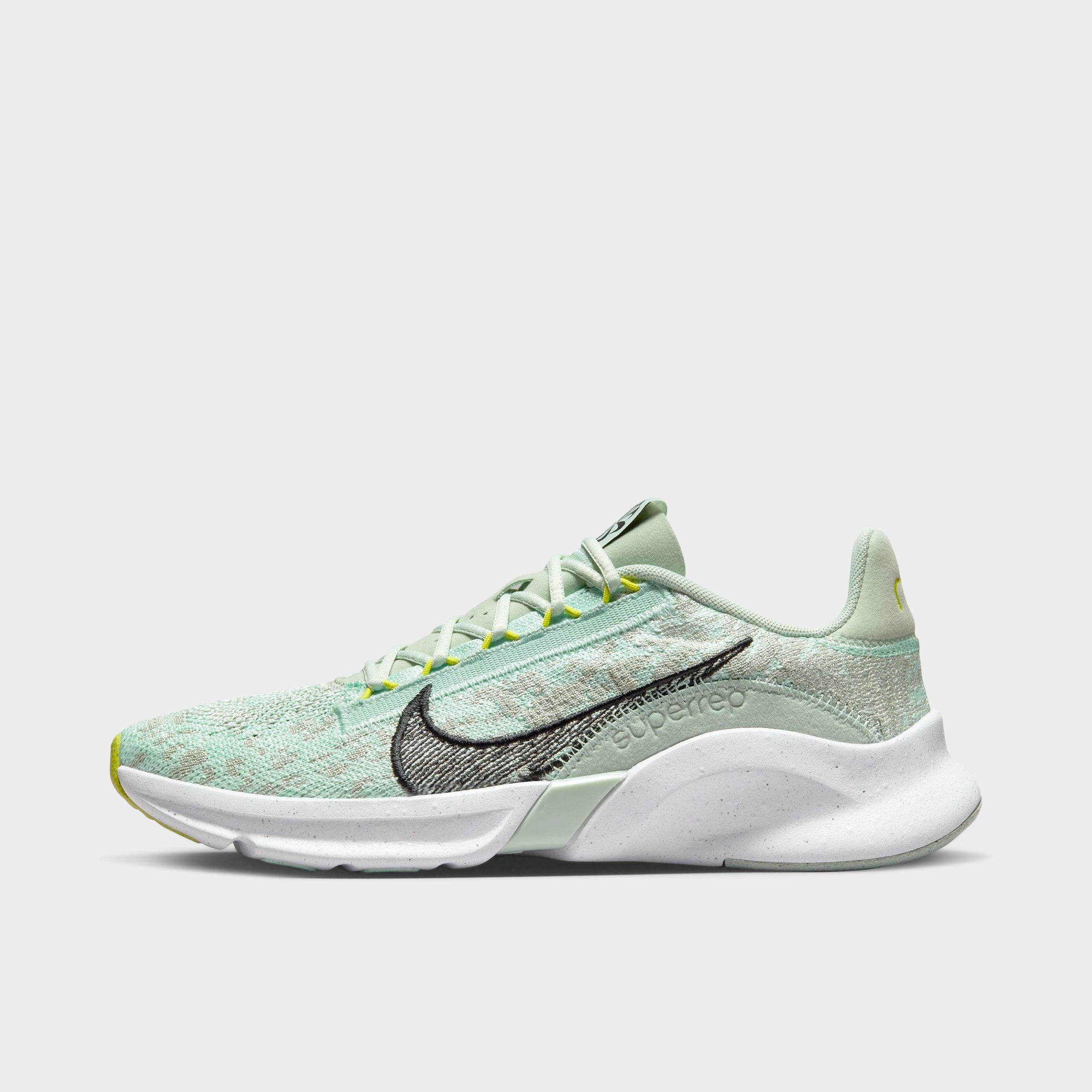 Nike Superrep Go 3 Flyknit Next Nature Women's Training Shoes In Seafoam/black/mint Foam/white/atomic Green