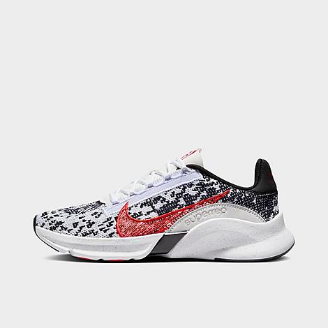 Nike Women's Superrep Go 3 Next Nature Fly Knit Training Sneakers From Finish Line In White/picante Red/black/photon Dust