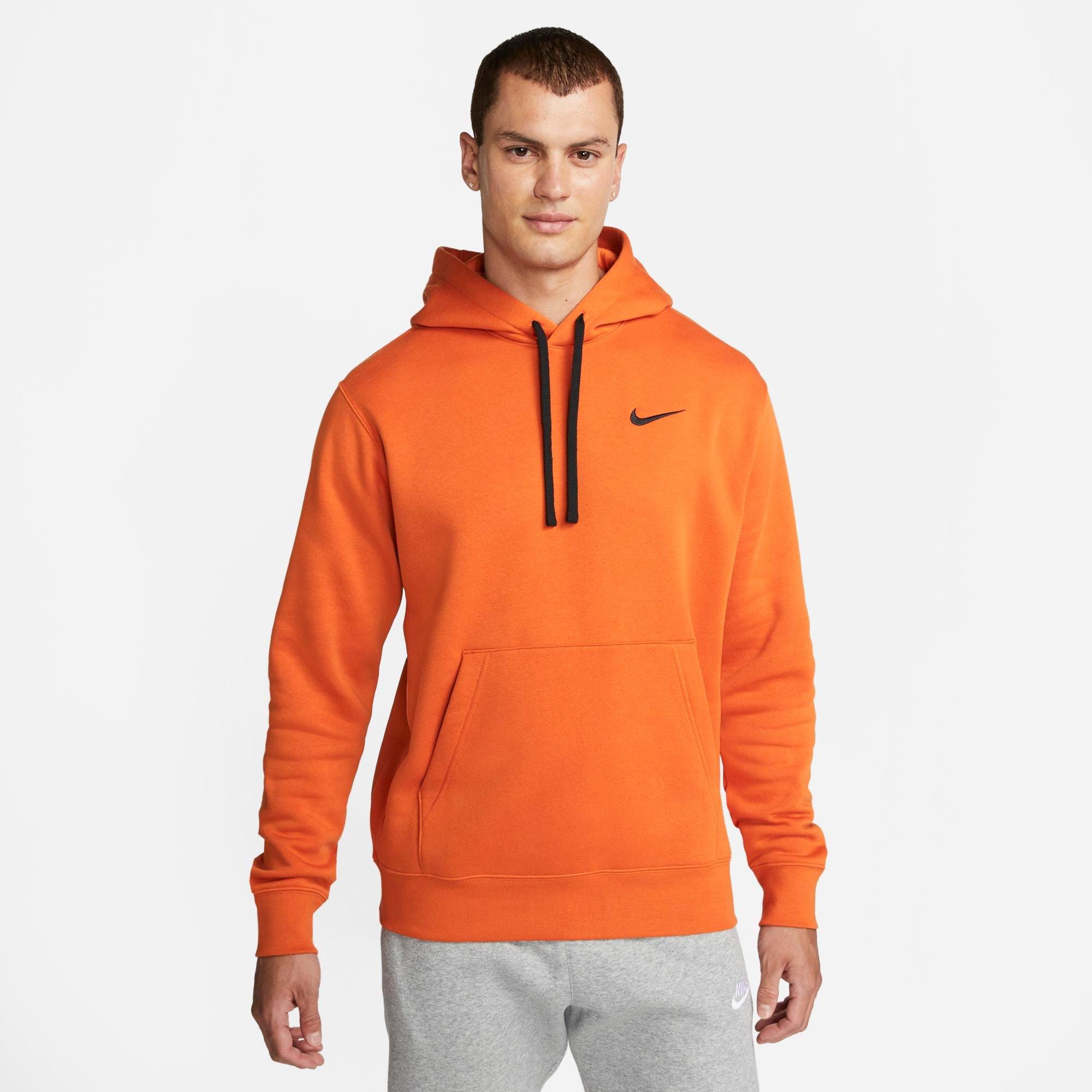 Nike Men s Netherlands Club Fleece Pullover Hoodie In Orange