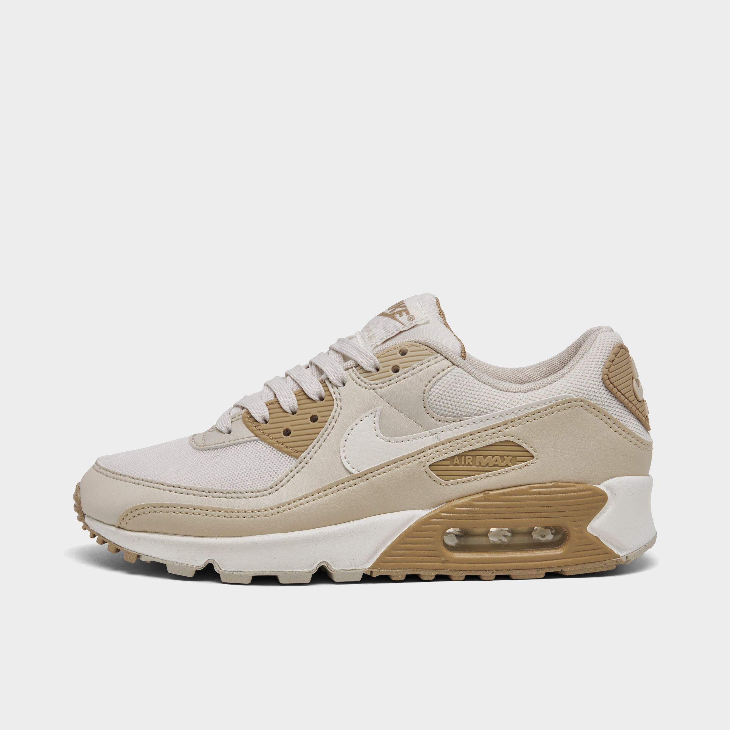 Nike Women's Air Max 90 Casual Shoes In Phantom/sanddrift/light Orewood Brown/sail