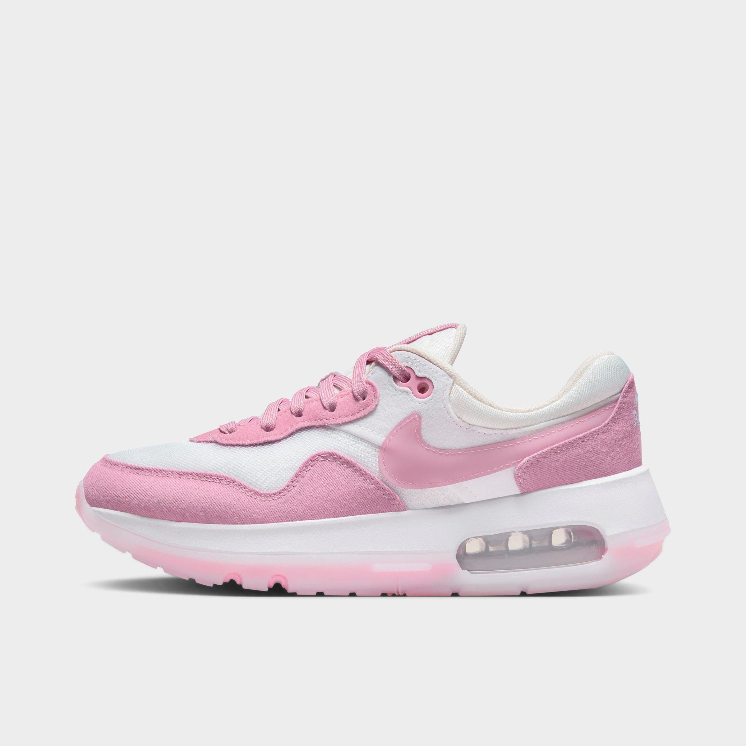 Nike Big Kids' Air Max Motif Casual Shoes In Summit White/white/pink Foam/elemental Pink