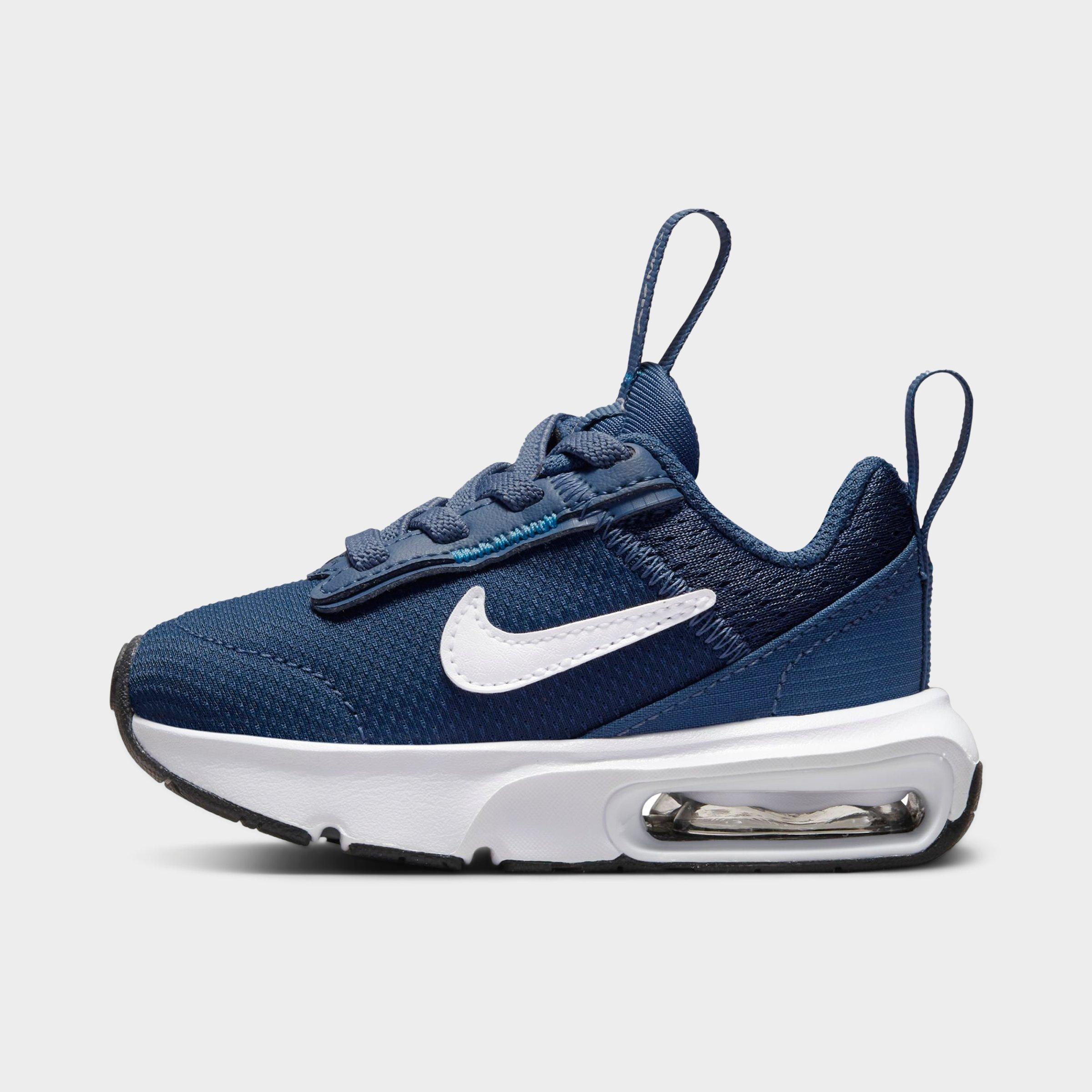 Nike Babies'  Kids' Toddler Air Max Intrlk Lite Stretch Lace Casual Shoes In Mystic Navy/light Photo Blue/black/white