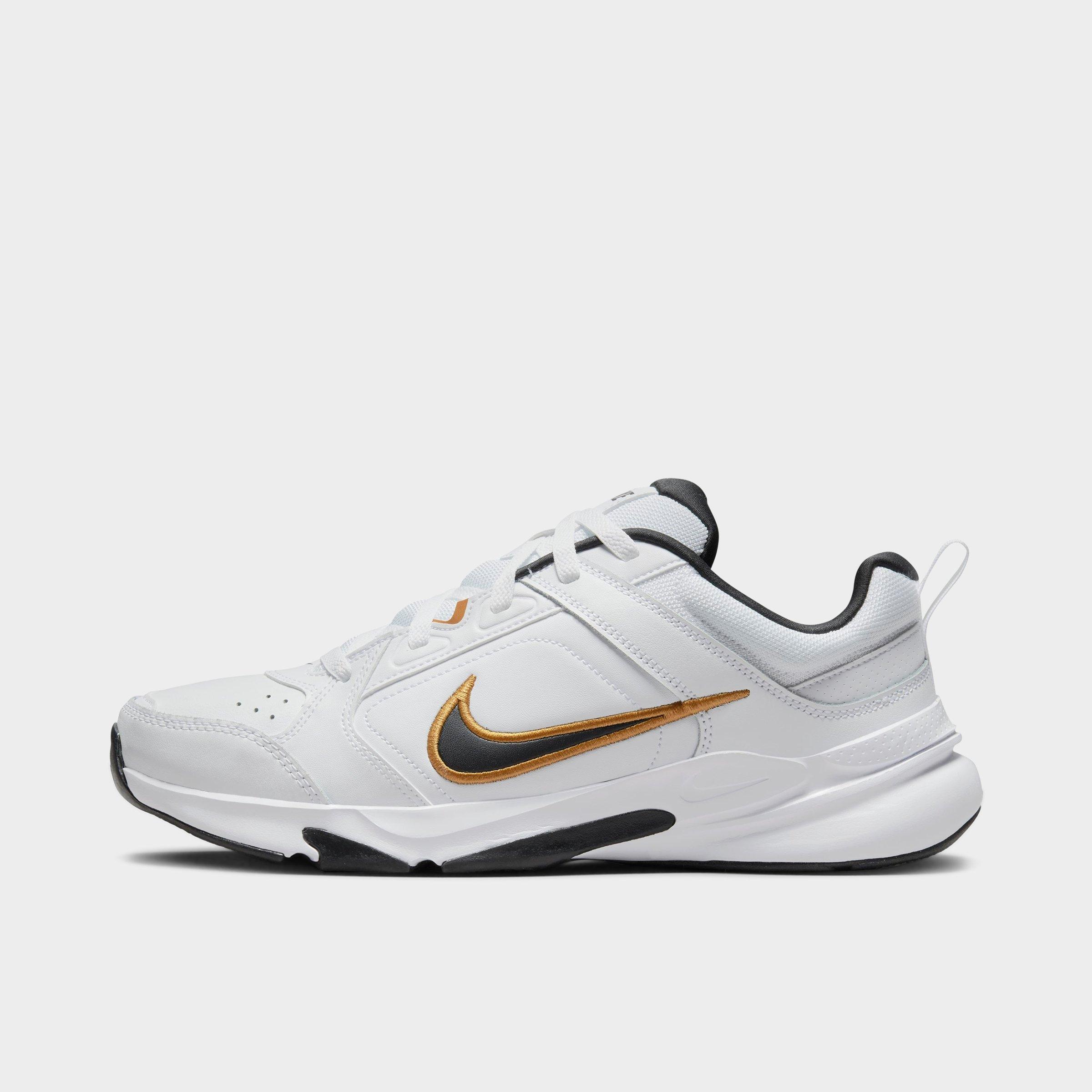 Nike Men's Defy All Day Training Shoes In White/gold Suede/black