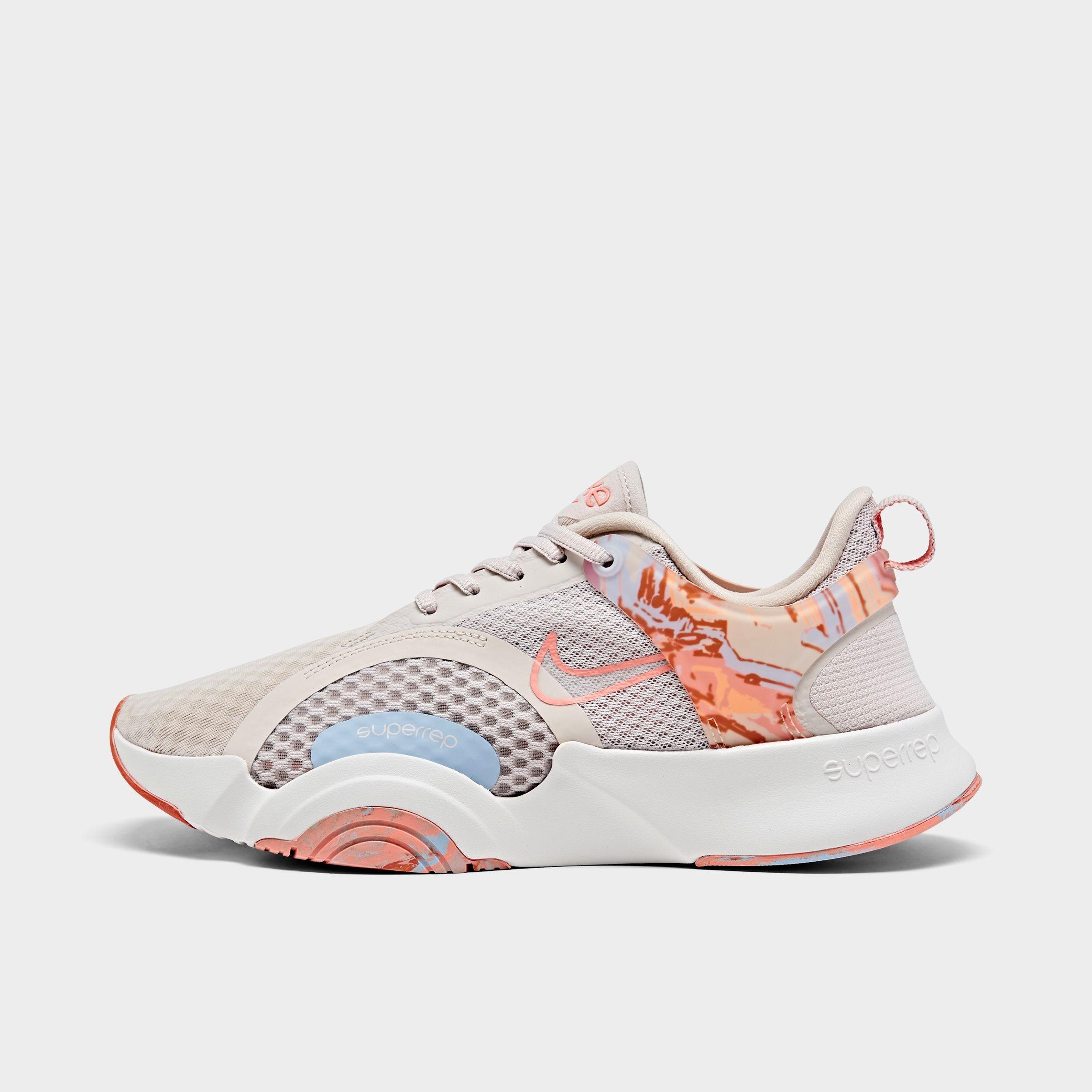 Nike Superrep Go 2 Training Shoe In Desert Sand/crimson Bliss