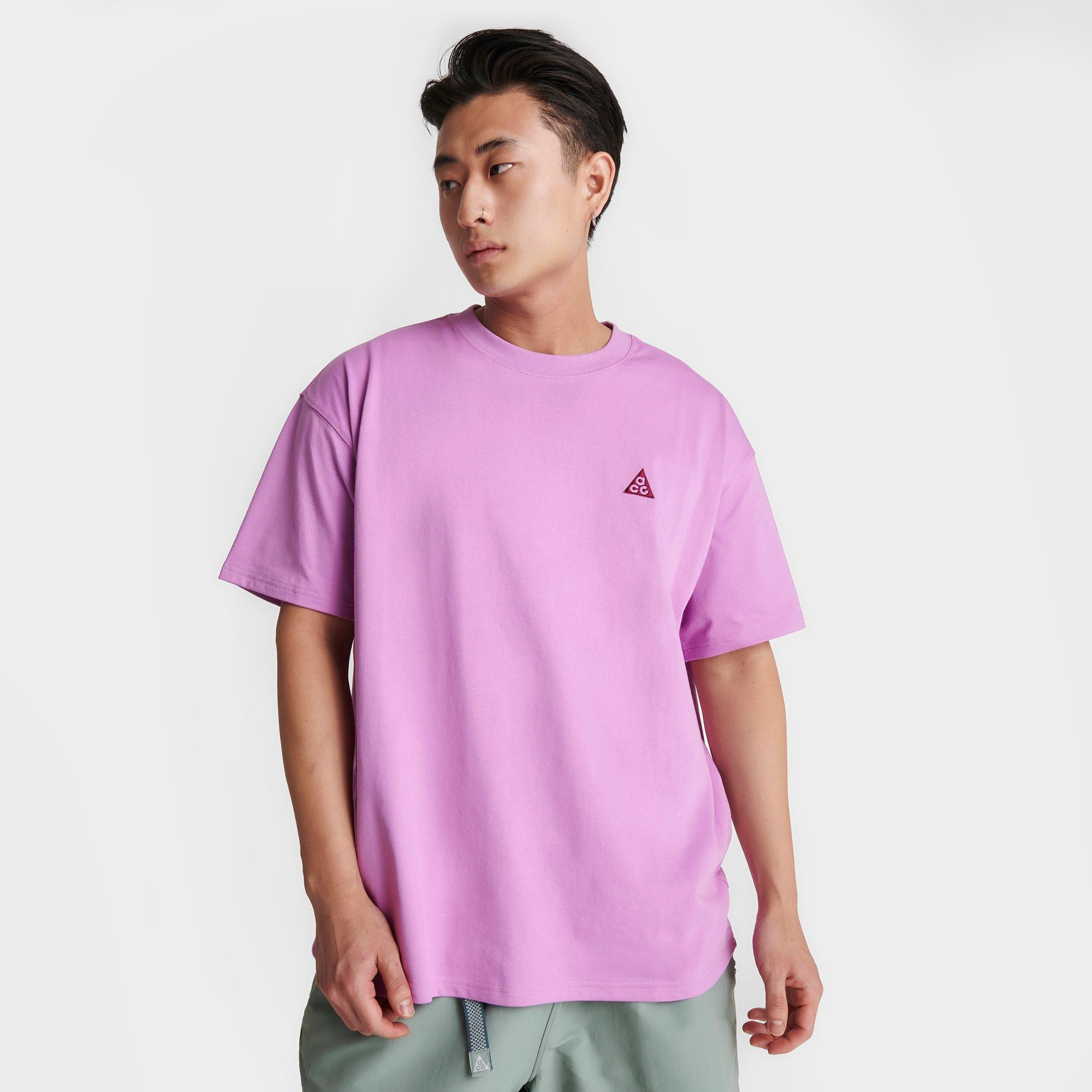 Nike Men's Acg Logo Graphic T-shirt In Rush Fuchsia