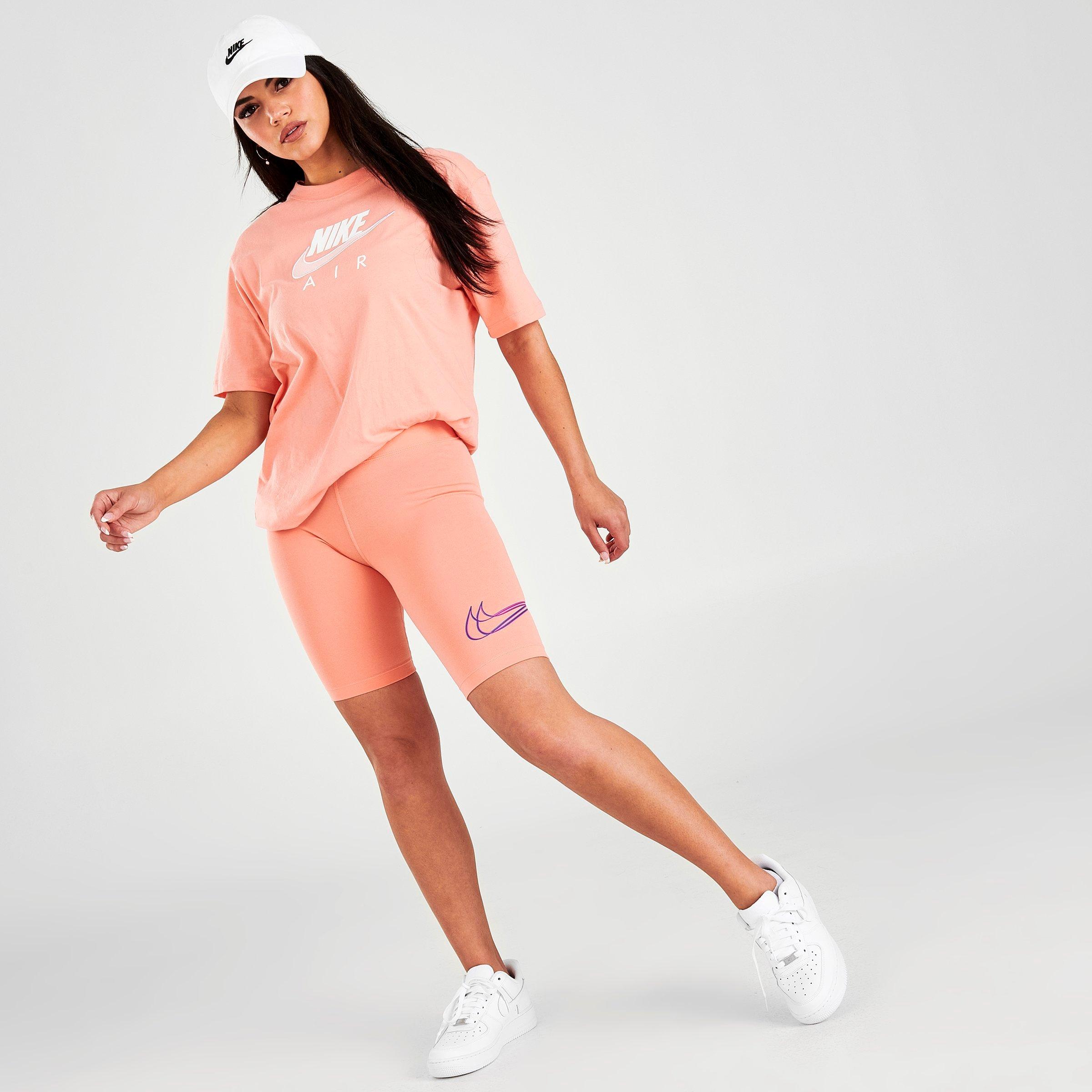 Nike Sportswear Essential Women's Dance Bike Shorts In Crimson Bliss