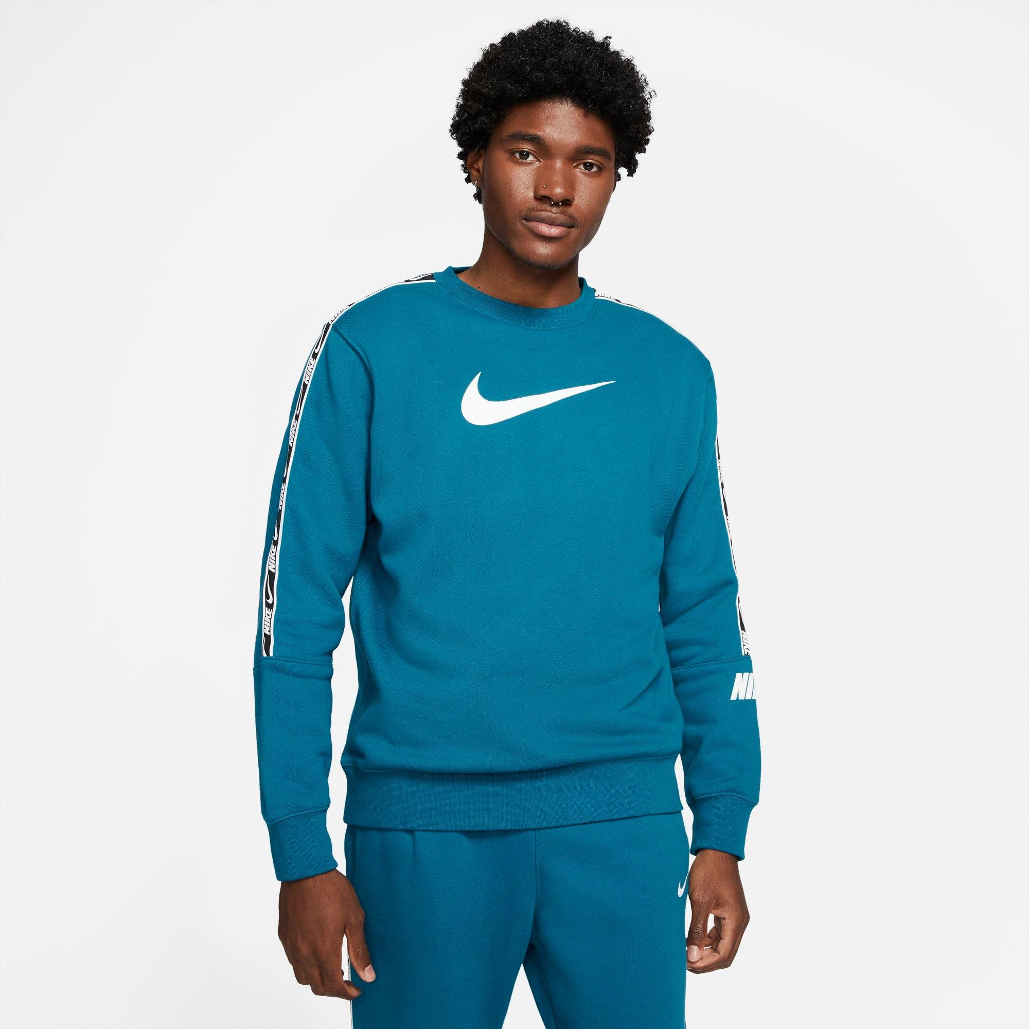 nike tape fleece crew sweatshirt