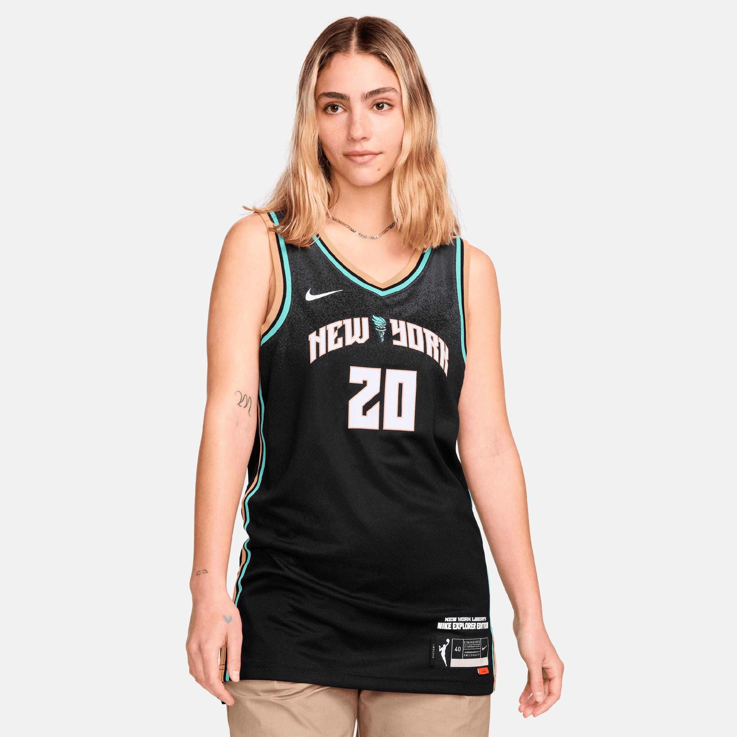 Nike Women's Dri-FIT New York Liberty Explorer Edition WNBA Victory Jersey in Black Size: XS