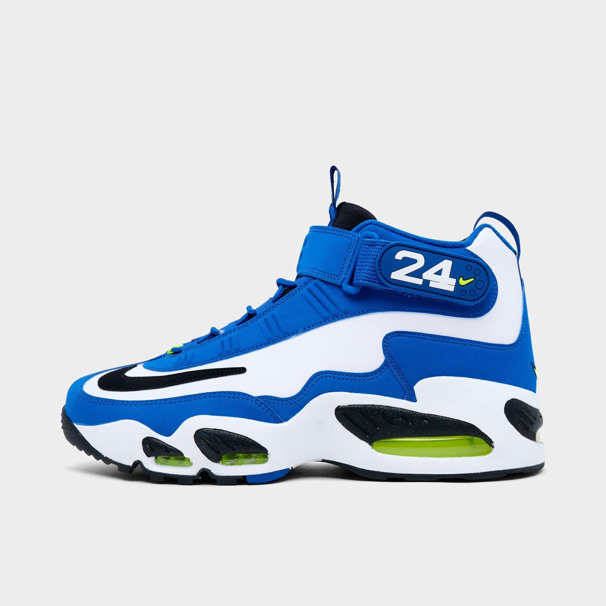 Nike Men's Air Griffey Max 1 Casual Shoes in Varsity Royal/White/Volt Size: 8.5