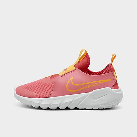 Nike Girls' Big Kids' Flex Runner 2 Running Shoes In Coral Chalk/sea Coral/white/citron Pulse
