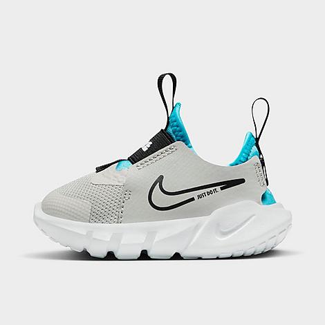 Nike Babies'  Kids' Toddler Flex Runner 2 Running Shoes In Light Iron Ore/black/blue Lightning/white