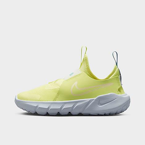 Nike Little Kids' Flex Runner 2 Running Shoes In Citron Tint/pearl Pink/cobalt Bliss/white