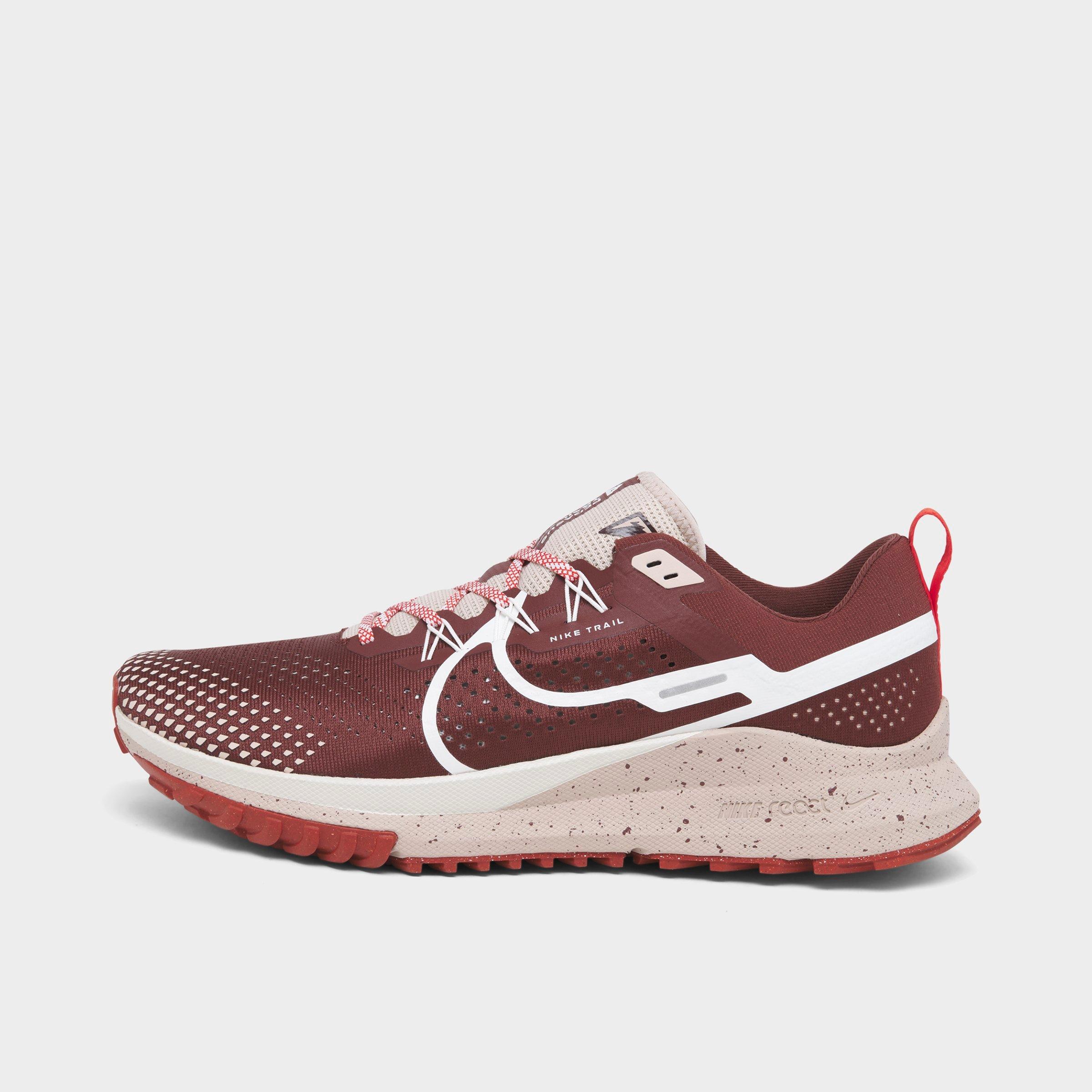 Nike Men's Pegasus Trail 4 Running Shoes In Dark Pony/sail/picante Red/rush Fuchsia