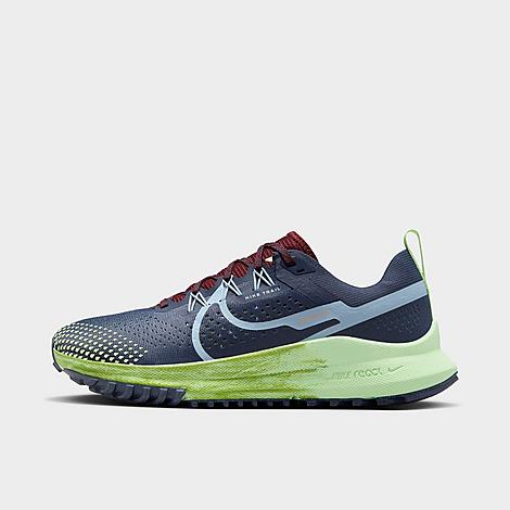 Shop Nike Women's React Pegasus Trail 4 Trail Running Shoes In Thunder Blue/chlorophyll/vapor Green/light Armory Blue