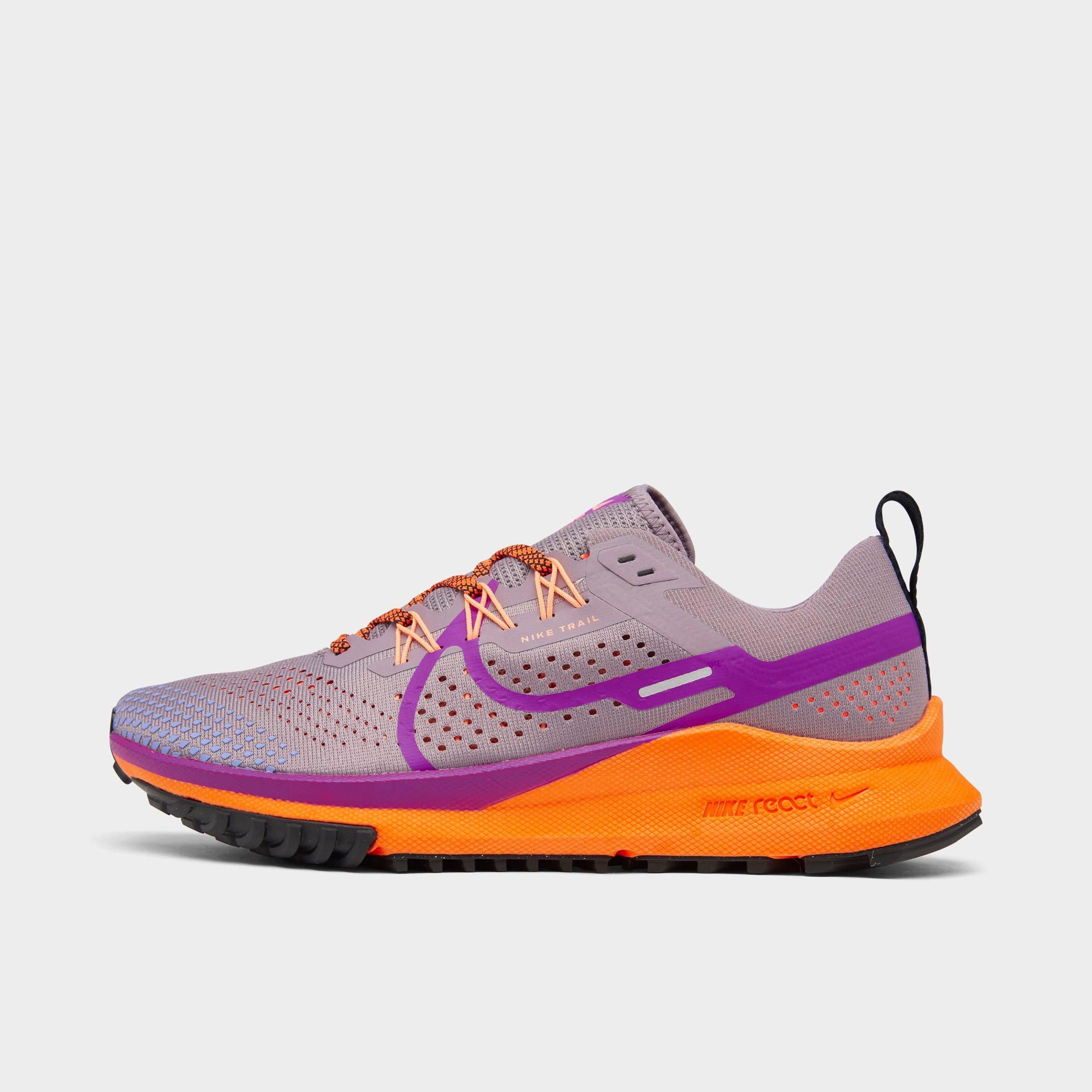 Nike Women's Pegasus Trail 4 Trail Running Shoes In Purple Smoke/vivid Purple/total Orange
