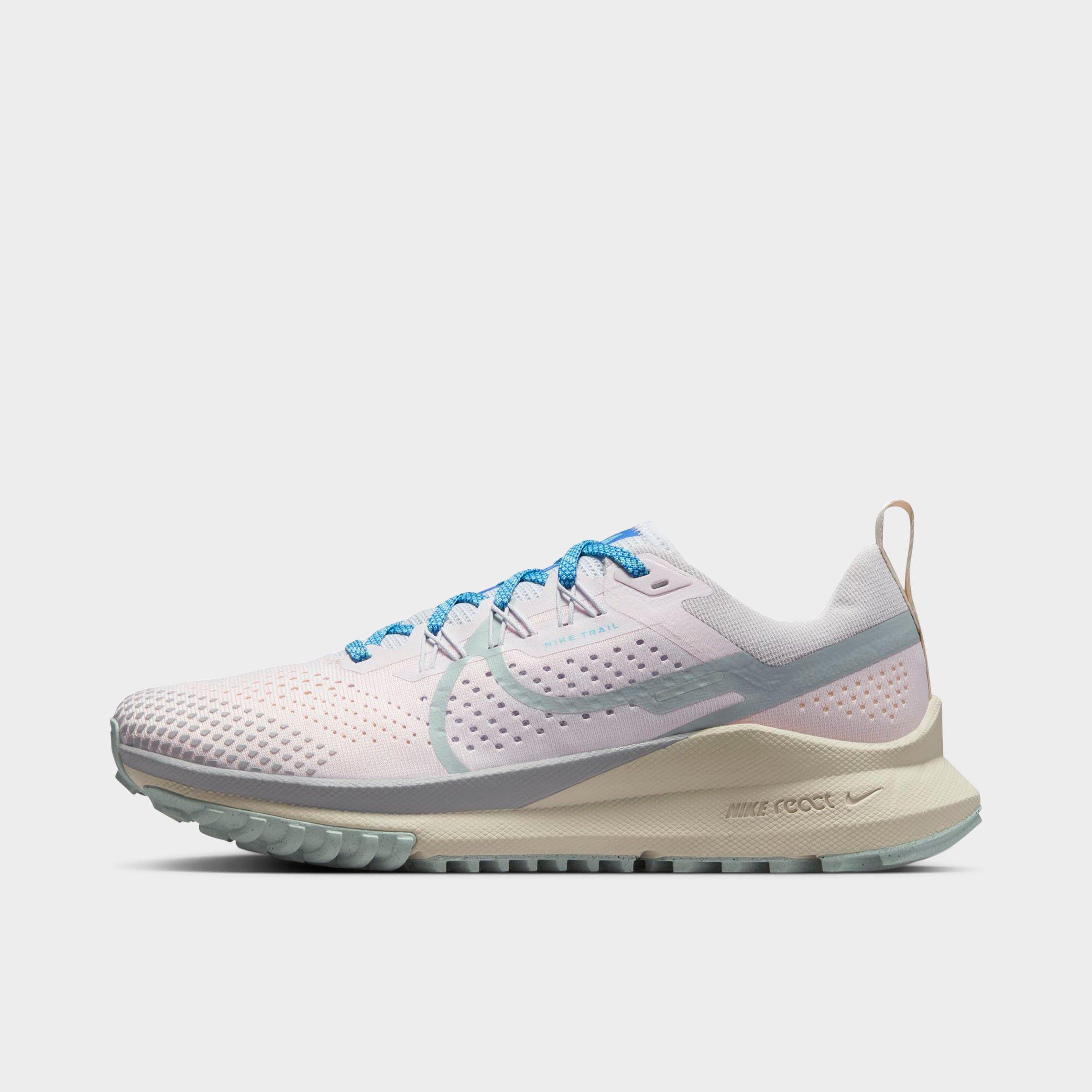 Nike React Pegasus Trail 4 Sneakers In Pearl Pink In Pearl Pink/wolf Grey/football Grey/baltic Blue/pearl White