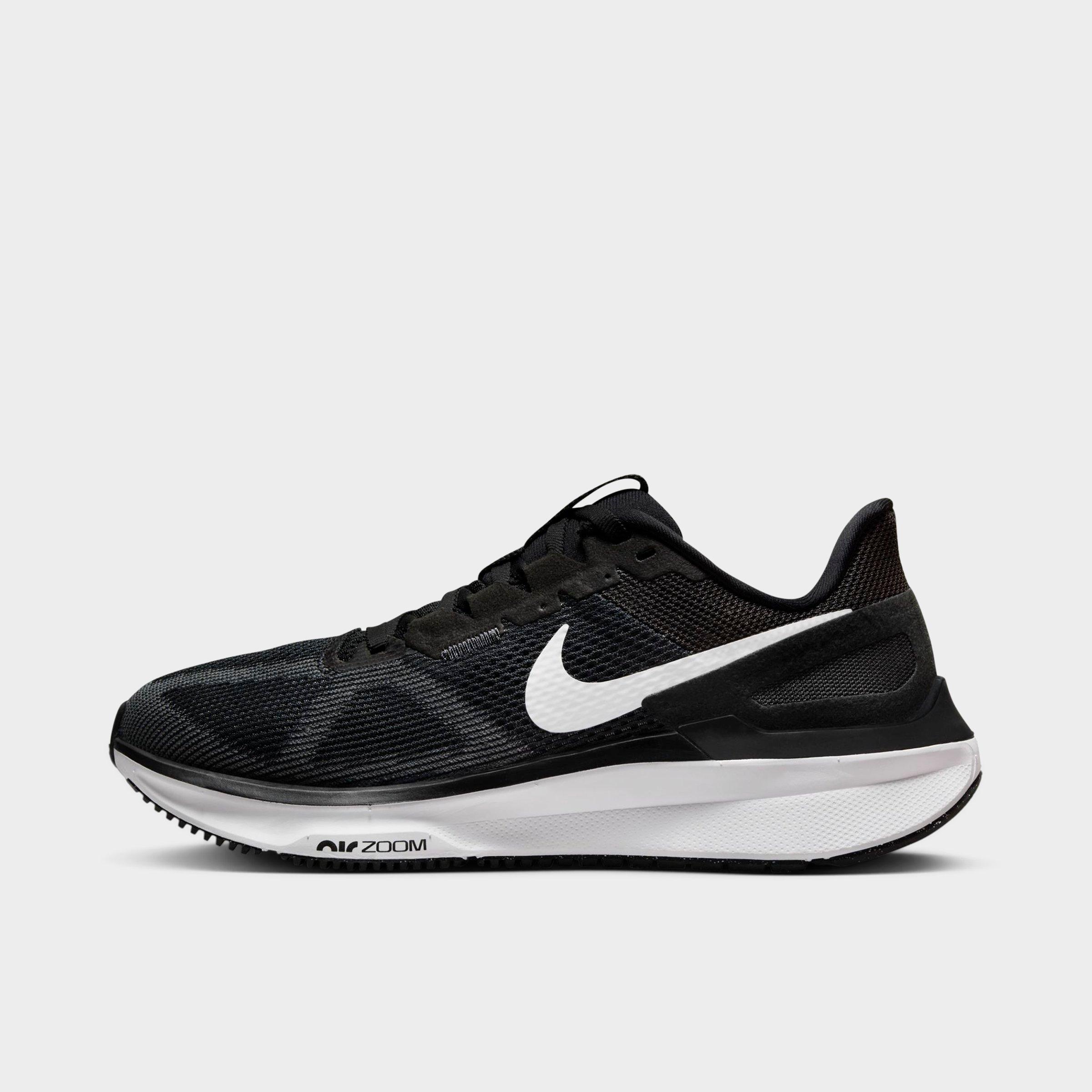 Nike Women's Air Zoom Structure 25 Running Shoes in Black/Black Size 7.5