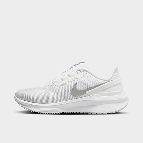 Nike Women's Air Zoom Structure 25 Running Shoes In White