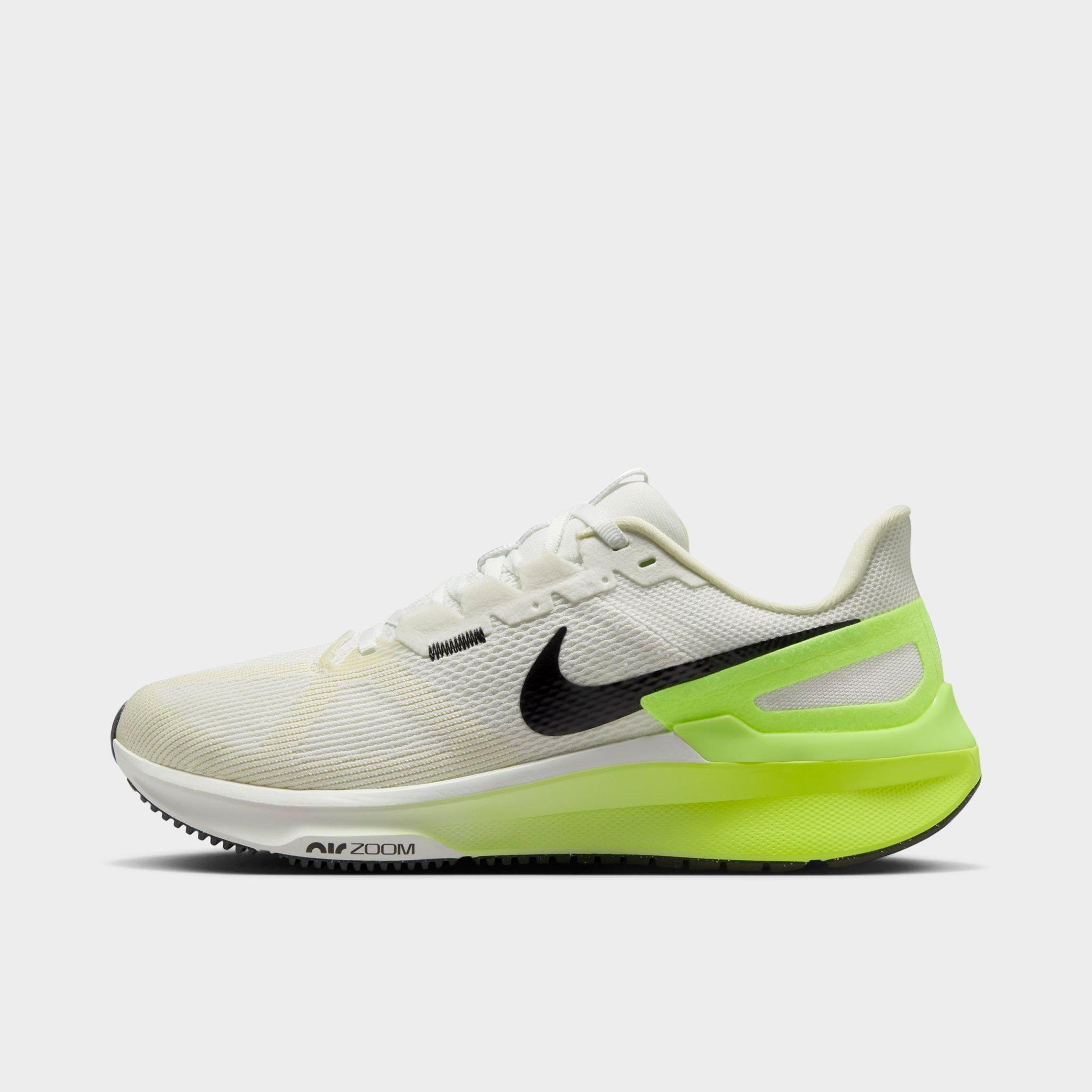 Nike Women's Air Zoom Structure 25 Running Shoes in Green/White/Summit White Size 7