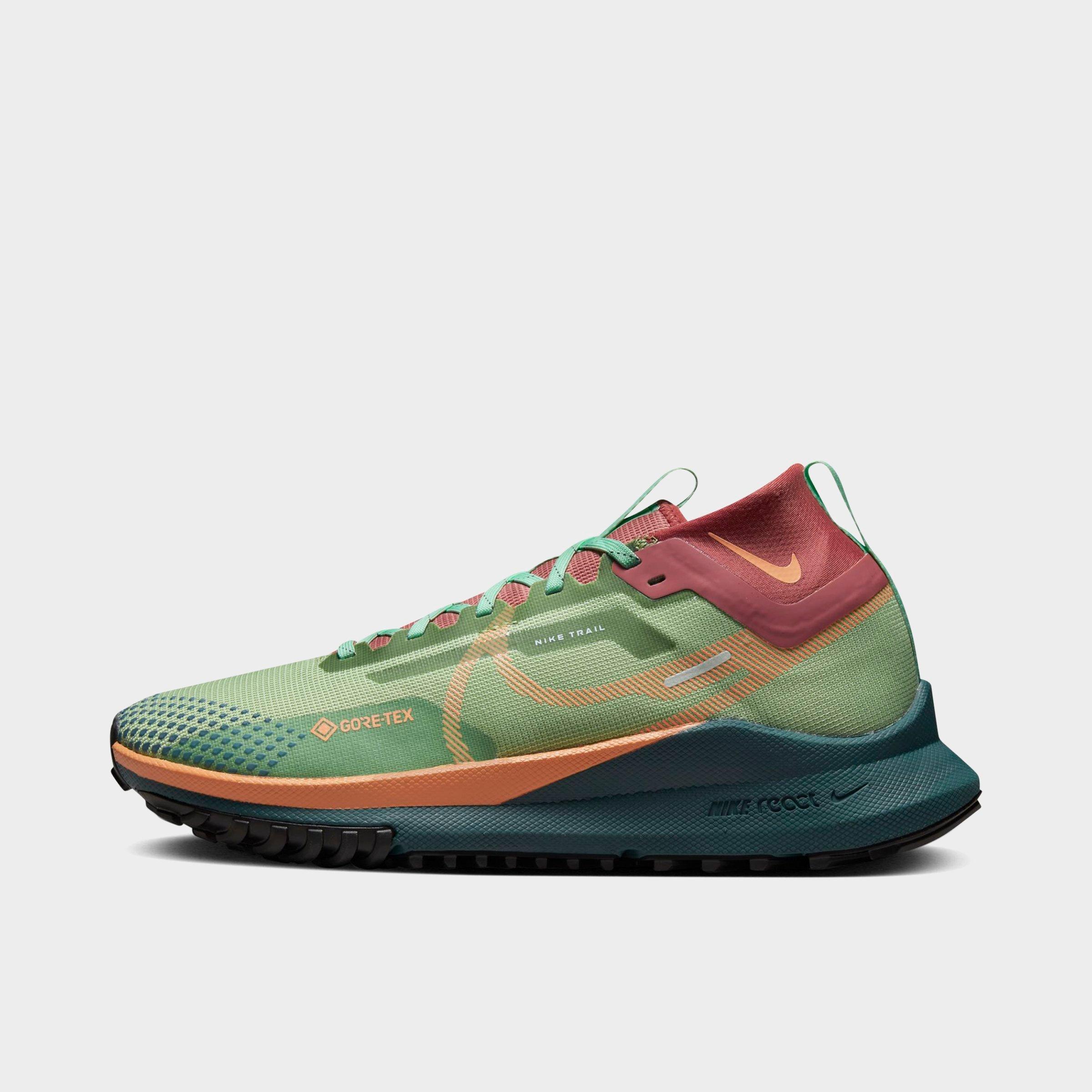 Nike Women's Pegasus Trail 4 Gore-tex Waterproof Trail Running Shoes In Alligator/mint Foam/canyon Rust/orange Trance