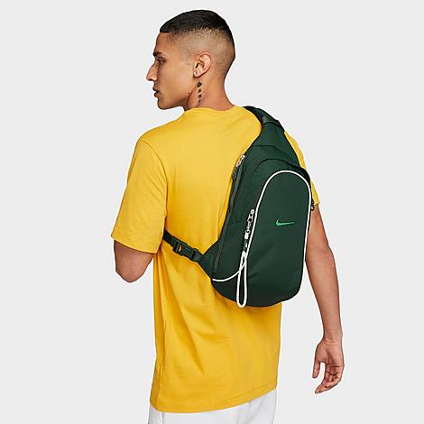 Nike Sportswear Essentials Sling Bag In Fir/sail/stadium Green