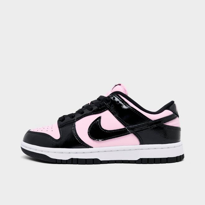 Women's Nike Dunk Low Patent Leather Casual Shoes