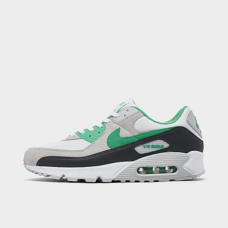 Nike Men's Air Max 90 Casual Shoes In White/anthracite/pure Platinum/spring Green