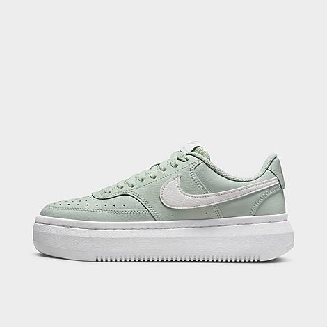 Nike Women's Court Vision Alta Casual Shoes In Seafoam/summit White/white