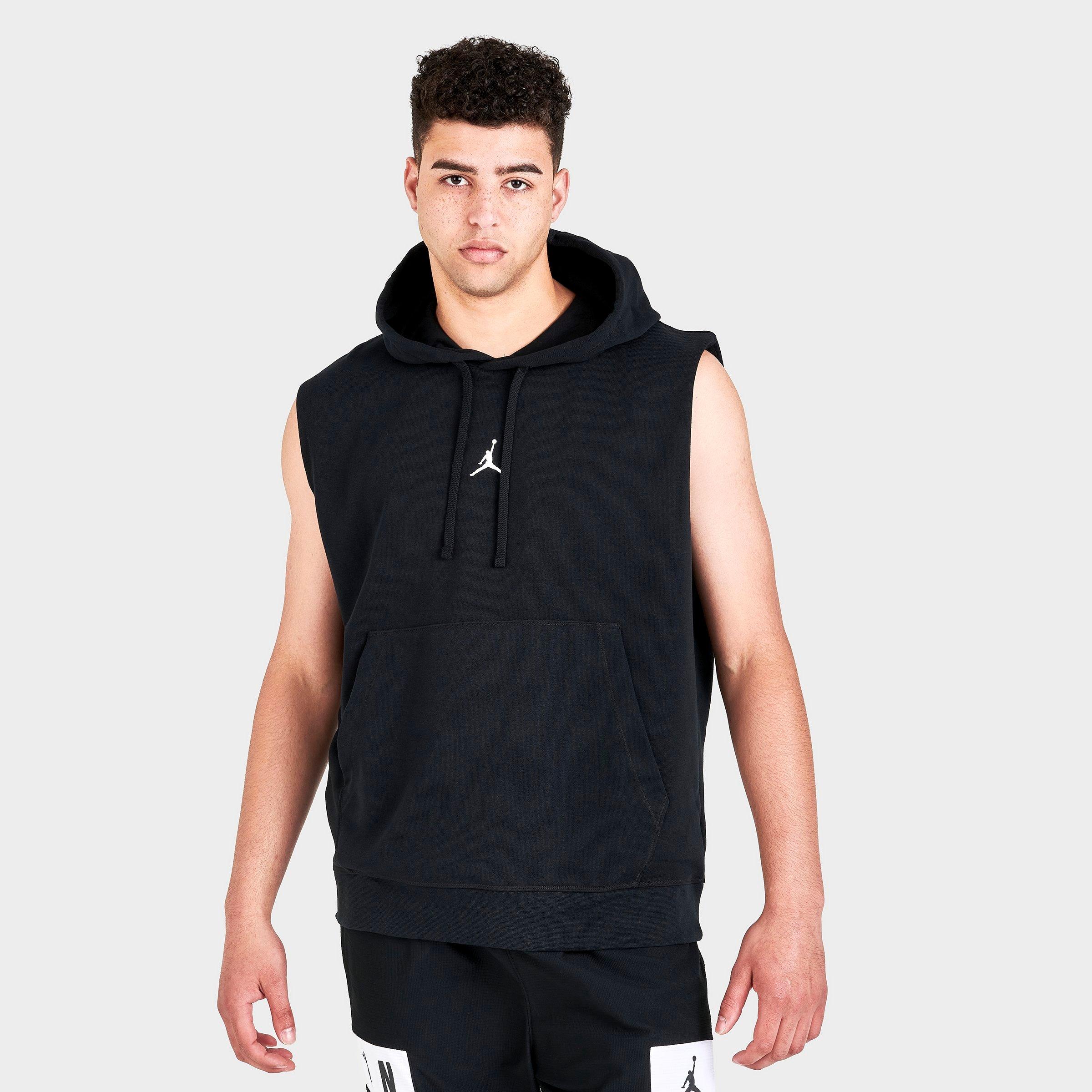 Men's Jordan Dri-FIT Sport Sleeveless Hoodie – BLACK/WHITE – CSC