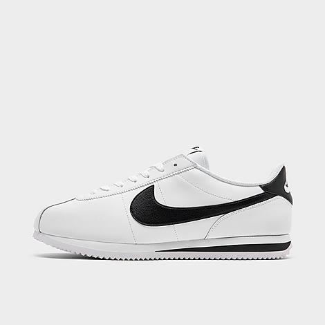 Nike Men's Cortez Casual Shoes In White/black