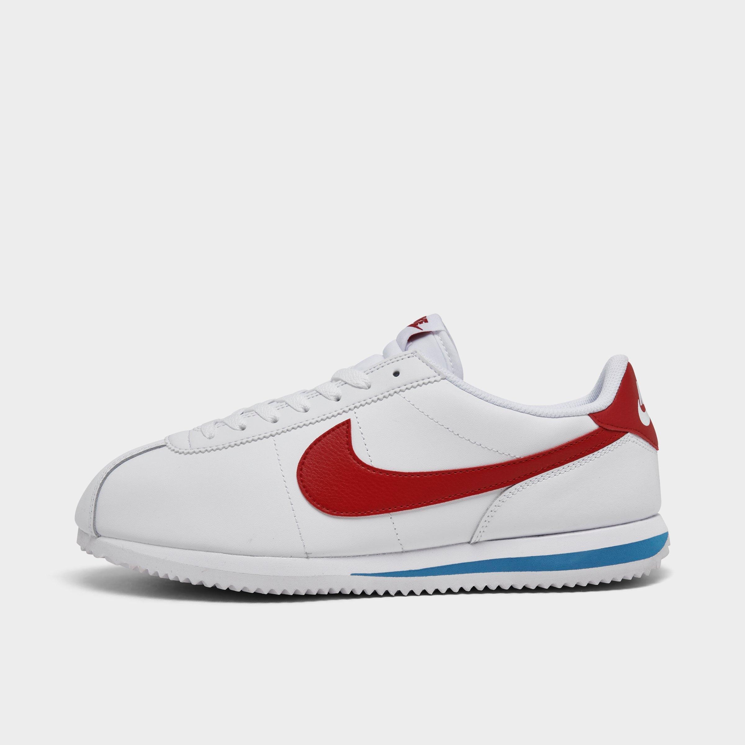 Nike Cortez Sneakers In White And Red In White/varsity Red/varsity Blue