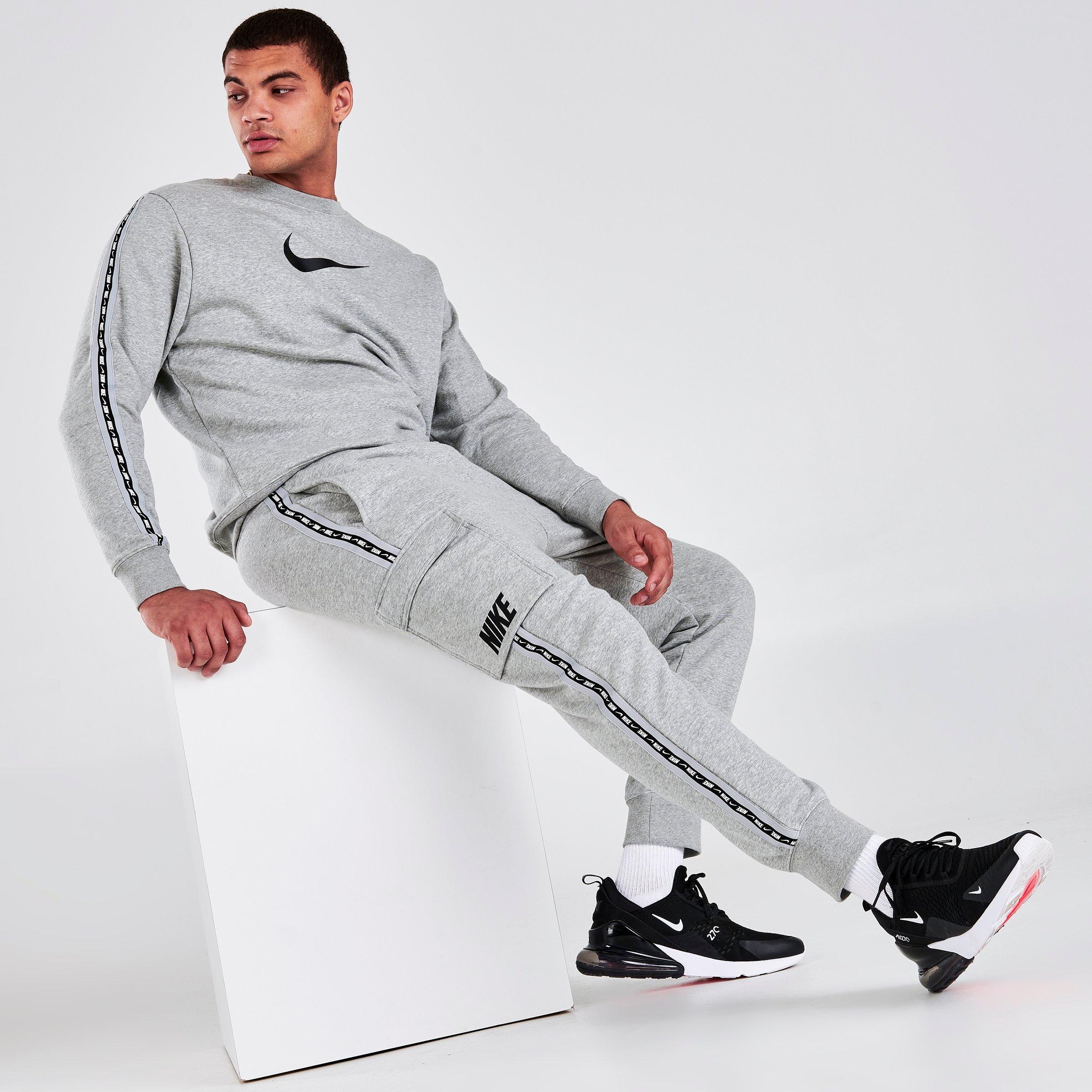 men's nike sportswear repeating fleece cargo pants