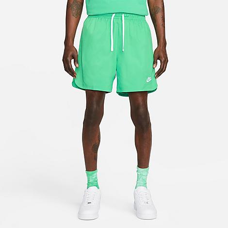 Nike Men's Sportswear Sport Essentials Lined Flow Shorts In Spring Green/white