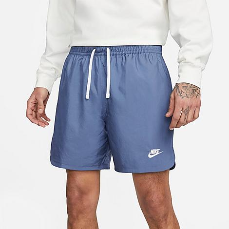 Nike Men's Sportswear Sport Essentials Lined Flow Shorts In Diffused Blue/white