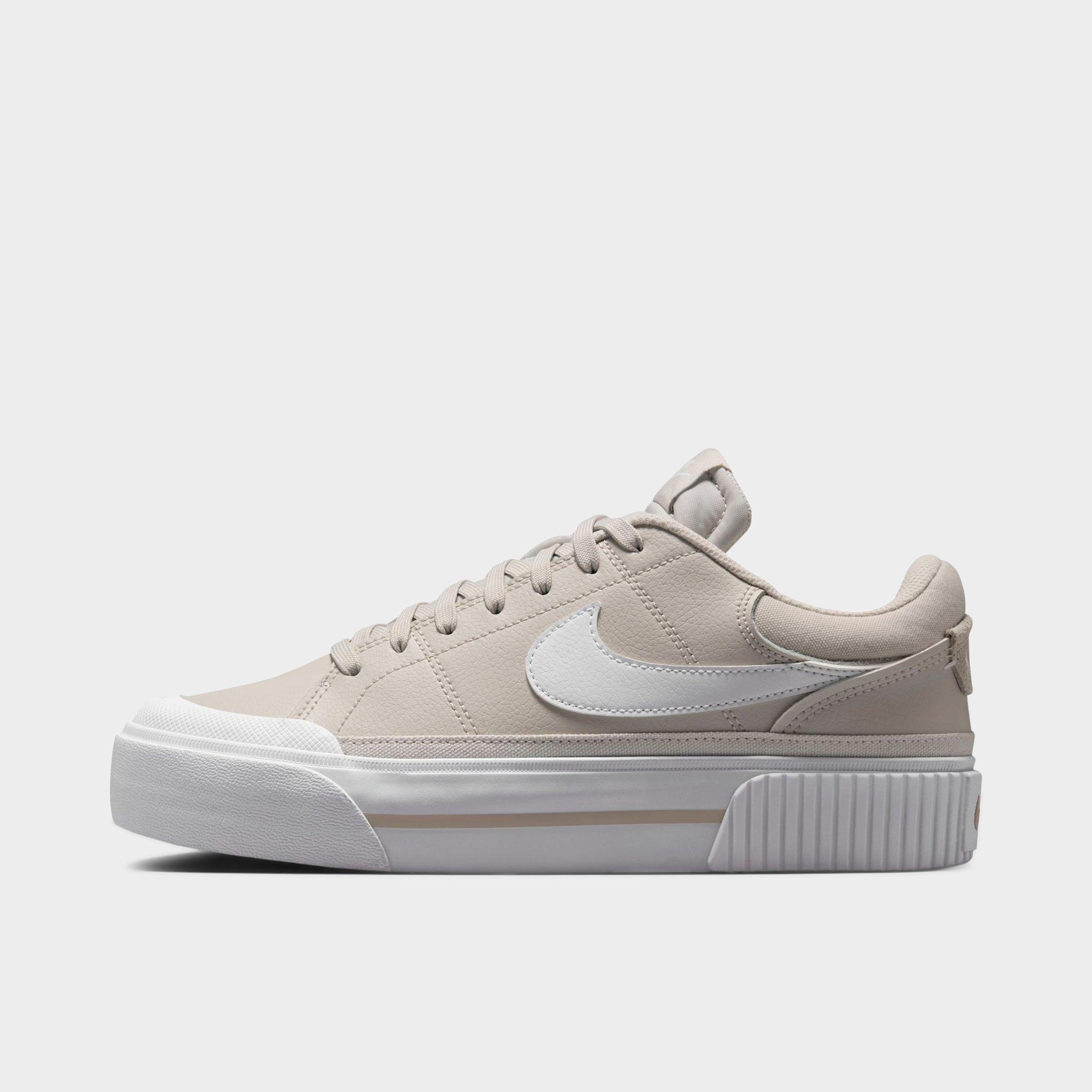 Nike Women's Court Legacy Lift Casual Shoes in Light Orewood Brown/White/Phantom Size: 5.0