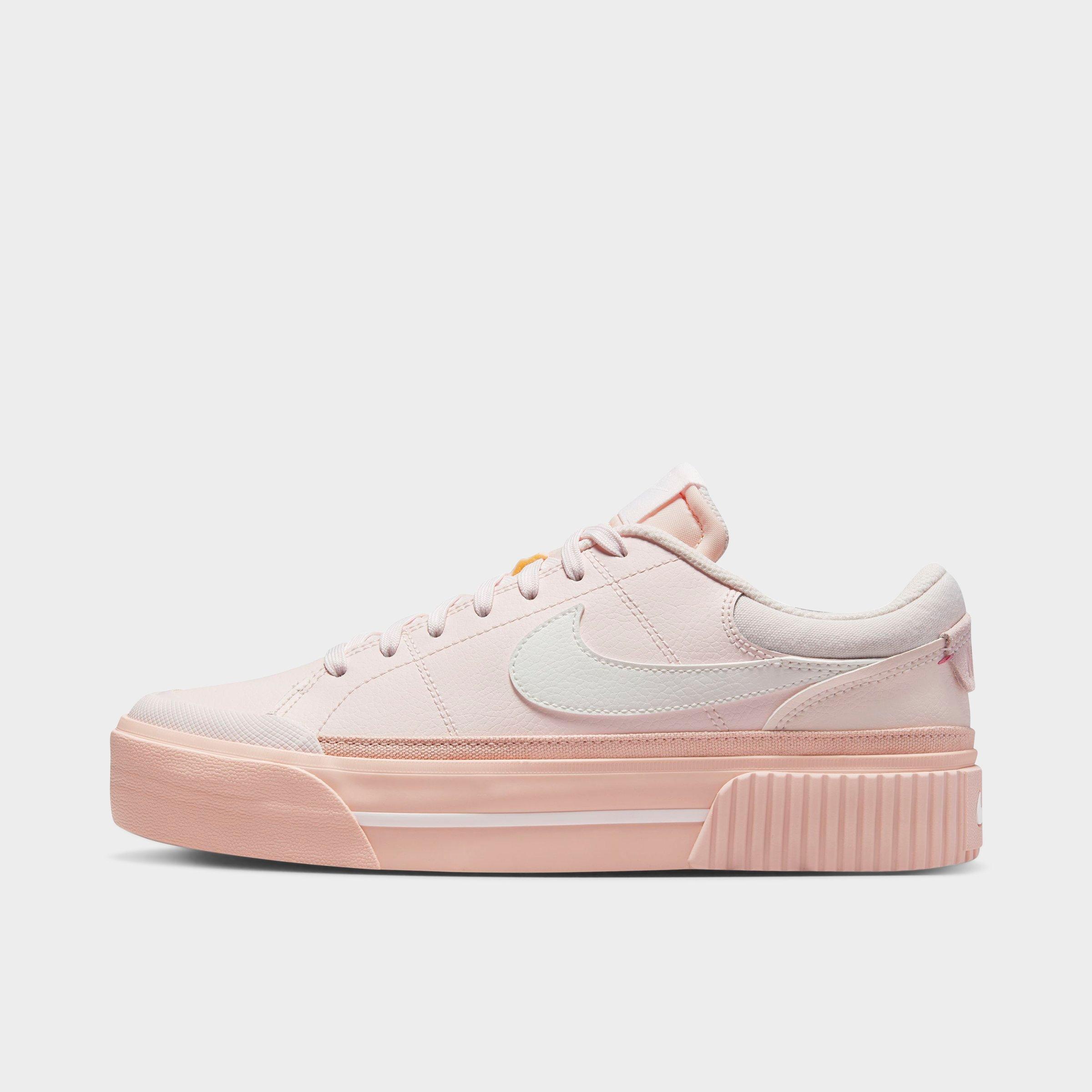 Nike Court Legacy Lift Platform Sneaker In Light Soft Pink/sail/pink/oxford/desert Berry