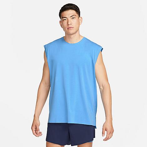 Nike Men's Yoga Dri-fit Tank Top In Coast/iron Grey