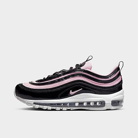 Nike Women's Air Max 97 Casual Shoes In Med Soft Pink/med Soft Pink/black/white
