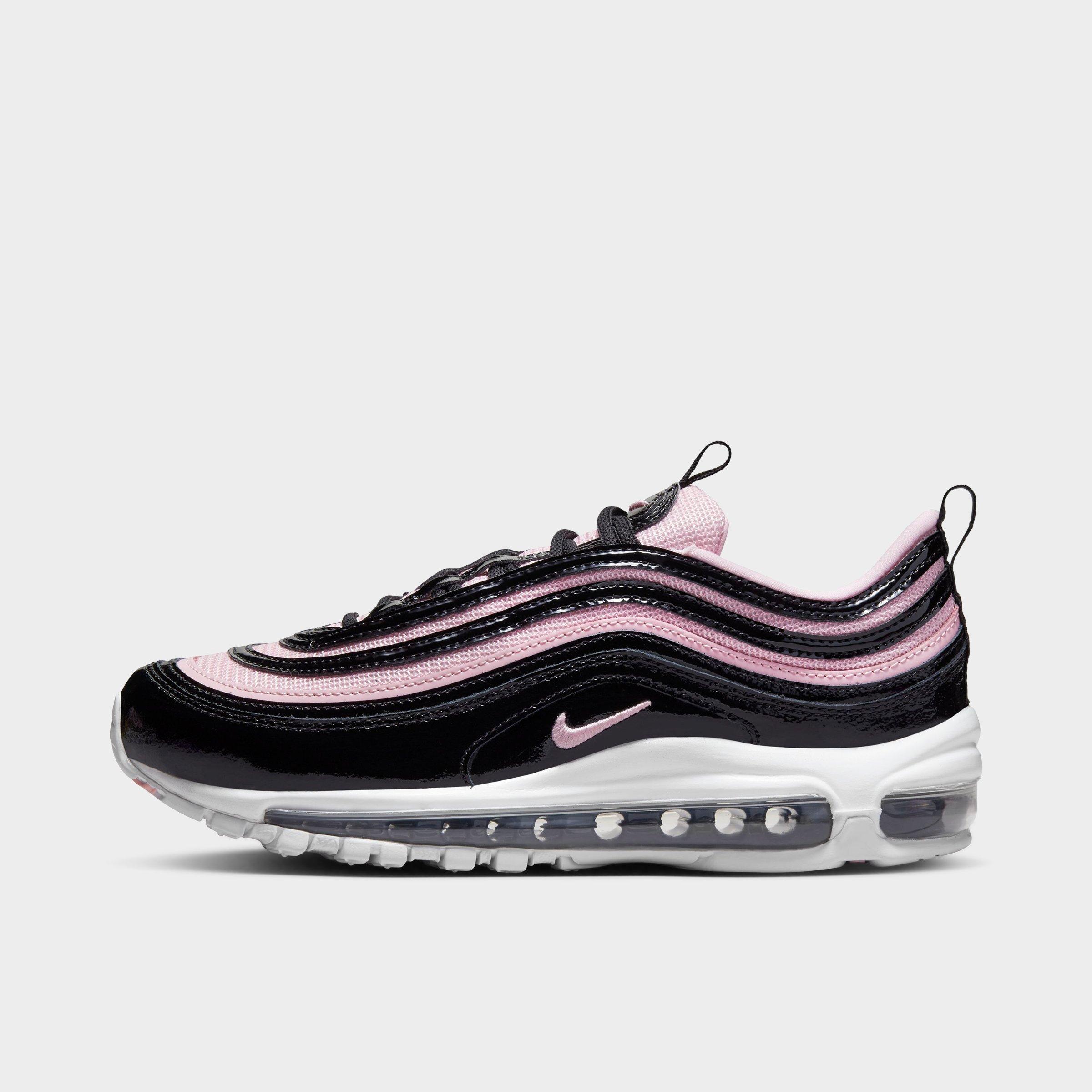 Nike Women's Air Max 97 Casual Shoes In Med Soft Pink/med Soft Pink/black/white