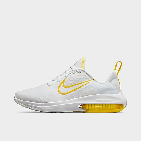 Nike Air Zoom Arcadia 2 Big Kids' Road Running Shoes In Summit White/opti Yellow/white