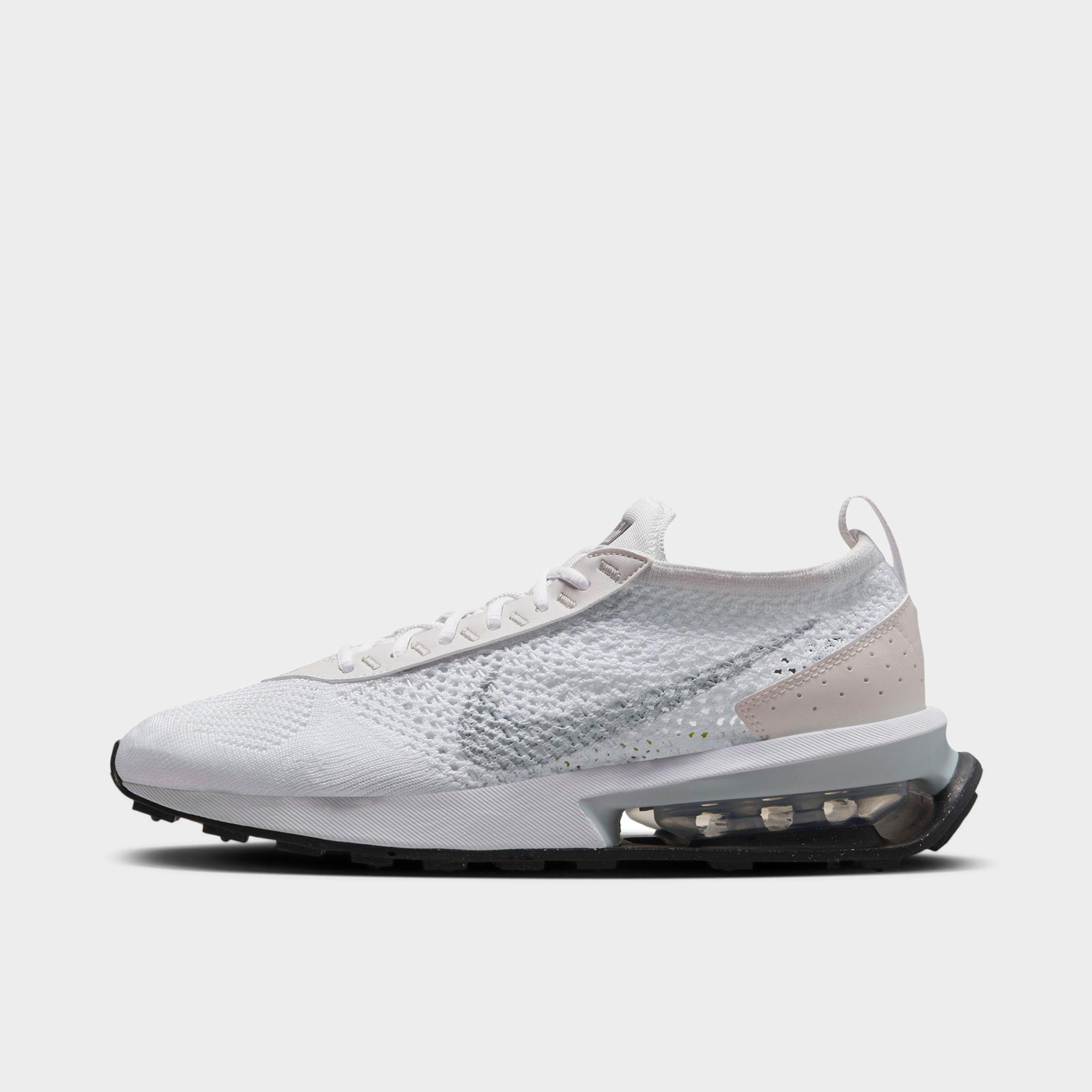 Nike Air Max Flyknit Racer Sneaker In White/platinum Tint/black/pure Platinum