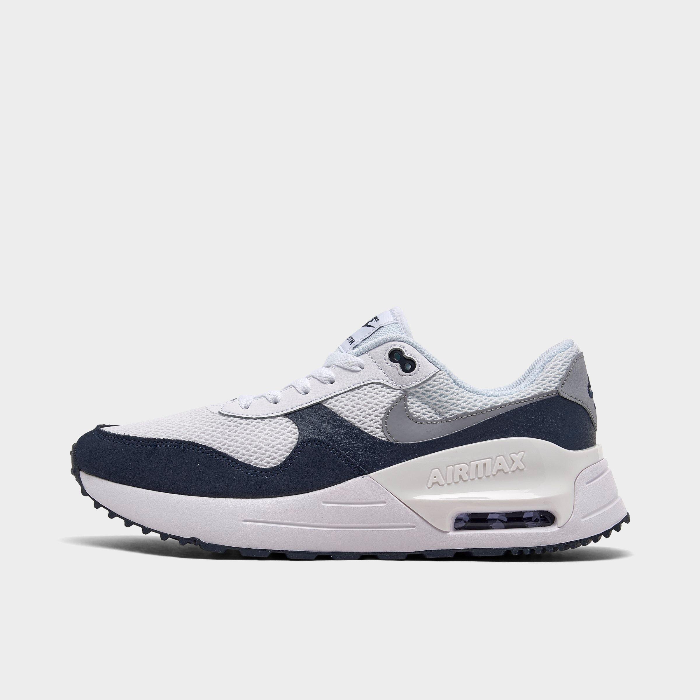 Nike Men's Air Max Systm Casual Shoes In White/obsidian/wolf Grey