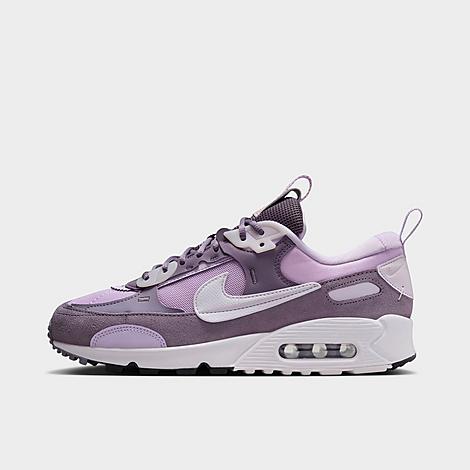 Shop Nike Women's Air Max 90 Futura Casual Shoes In Daybreak/lilac Bloom/black/barely Grape